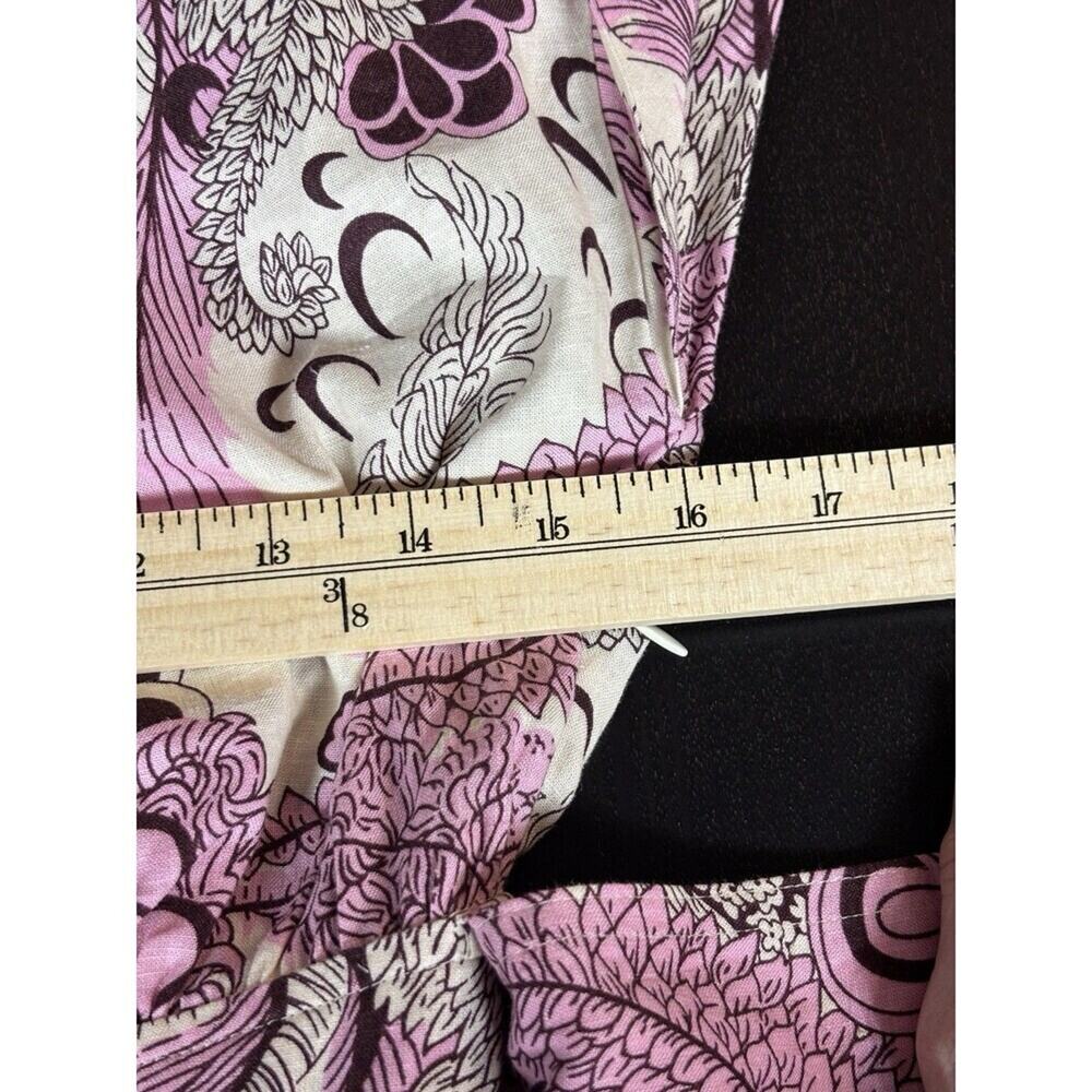 Derek Lam 10 Crosby Celeste Maxi Dress Pink Multi Cream Floral Print 6 Cut Out - Picture 10 of 16